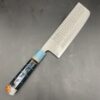 Musashi Nashiji Aogami super nakiri 170mm custom #2 couteau entier