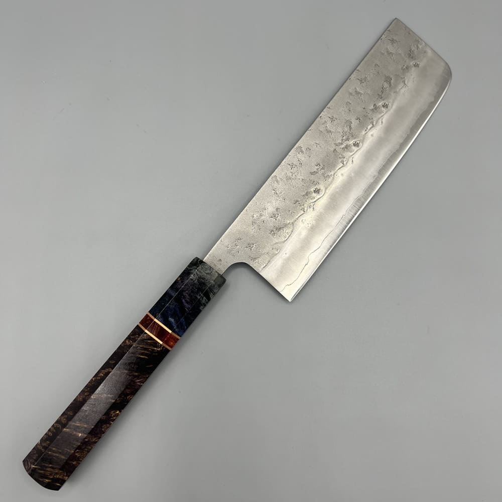 Tsunehisa Ginsan nashiji nakiri 170mm EN whole knife