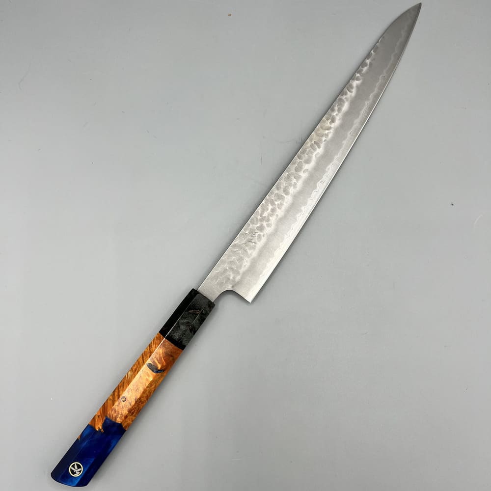 Tsunehisa Tsuchime AS sujihiki 240mm #2 couteau entier