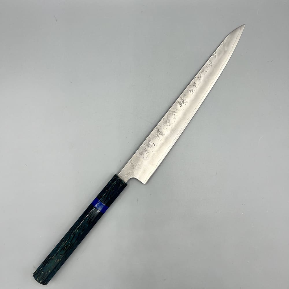 Tsunehisa Nashiji Ginsan sujihiki 240mm couteau entier