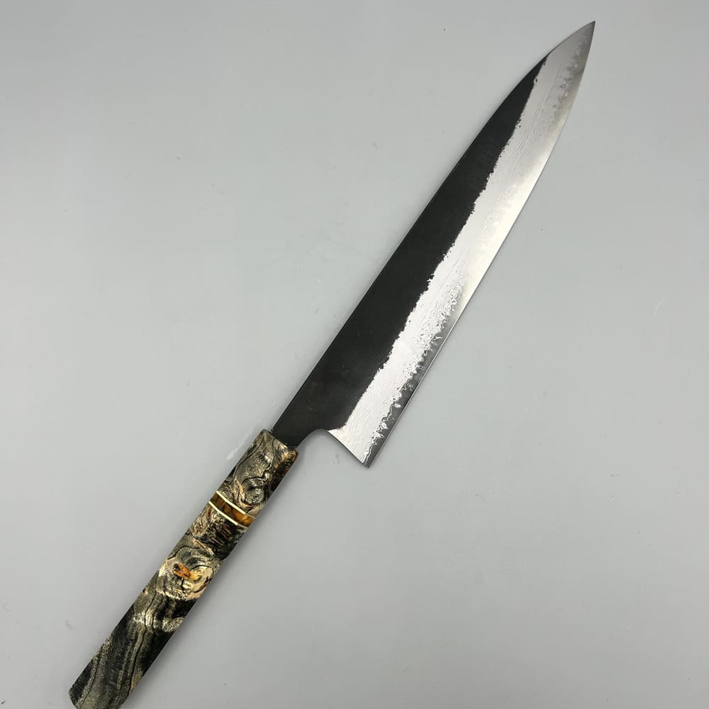 Hatsukokoro Shinkiro AS gyuto 240mm EN whole knife