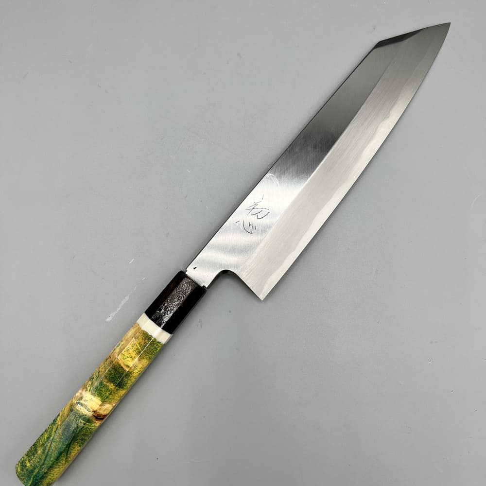 Hatsukokoro Shirasagi shiro kiritsuke 210mm EN whole knife