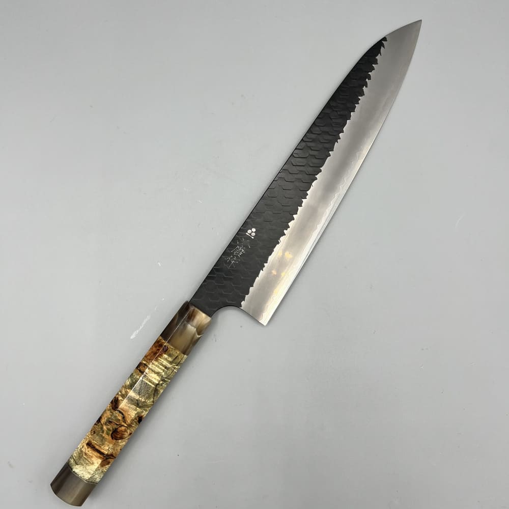 Nigara Tsuchime SG2 gyuto 240mm EN whole knife