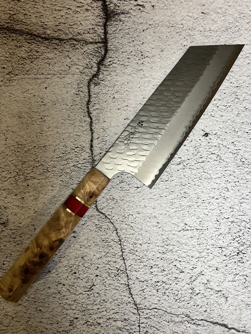 Nigara Migaki Nakiri SG2 180mm EN whole knife