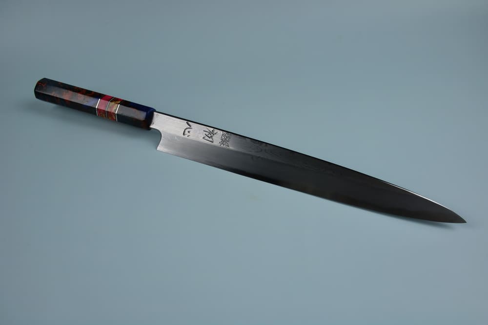 Nakagawa Damascus B1 yanagiba 270mm couteau entier