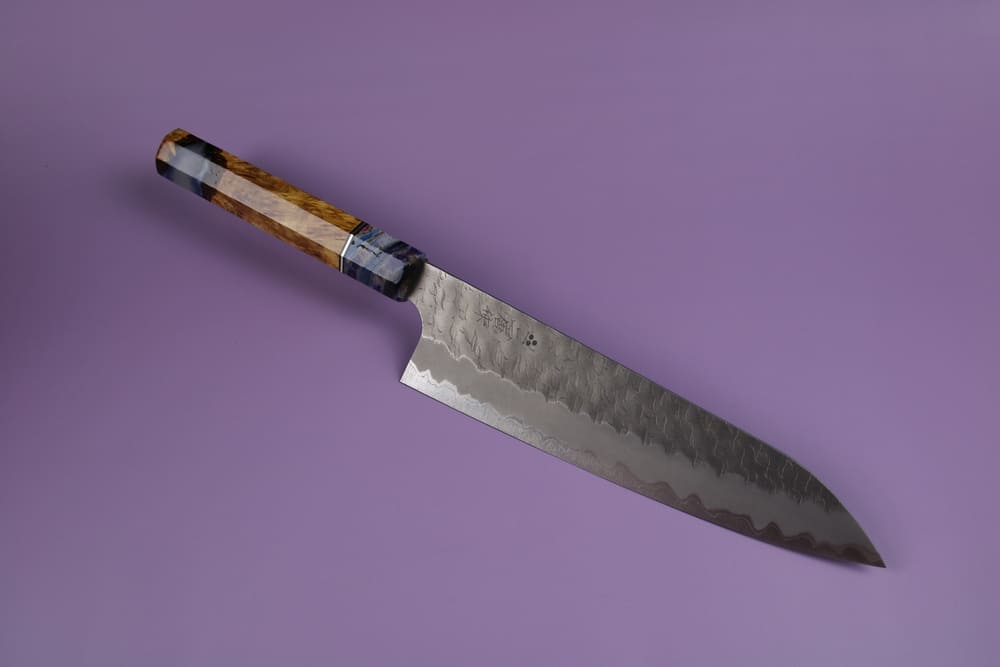 Nigara Migaki AS gyuto 210mm EN whole knife