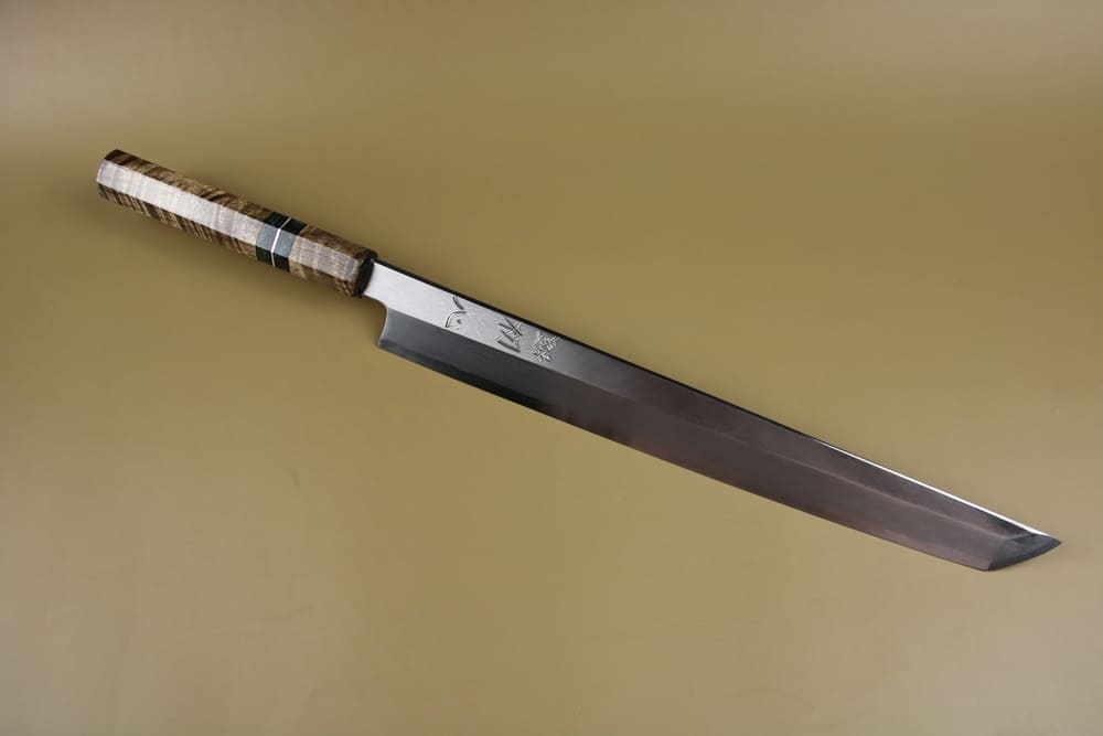 Nakagawa Damascus B1 sakimaru yanagiba 300mm EN whole knife