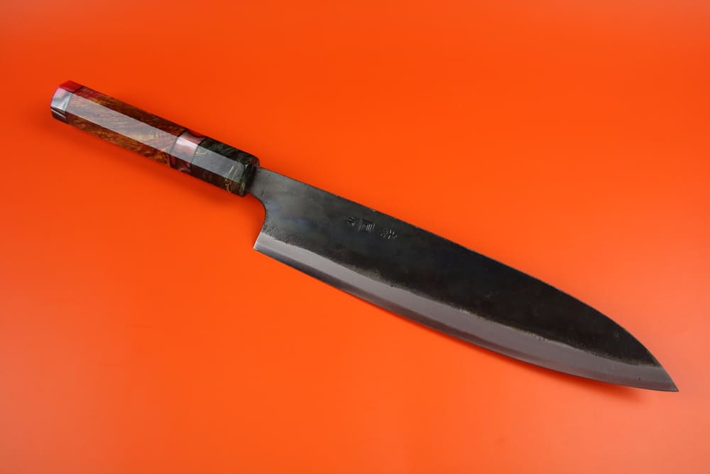 Tsukasa Shirogami gyuto 210mm EN whole knife